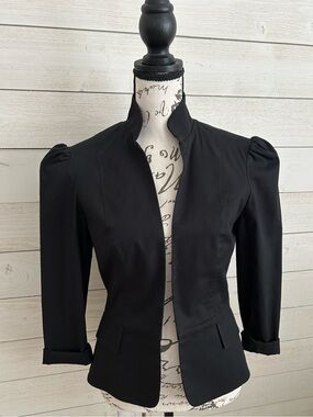 Y2K Designer Puff Sleeve Blazer (Like New)